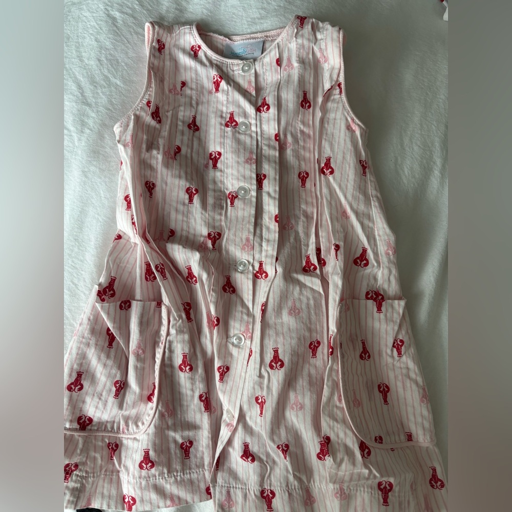 James & Lottie lobster dress 🦞